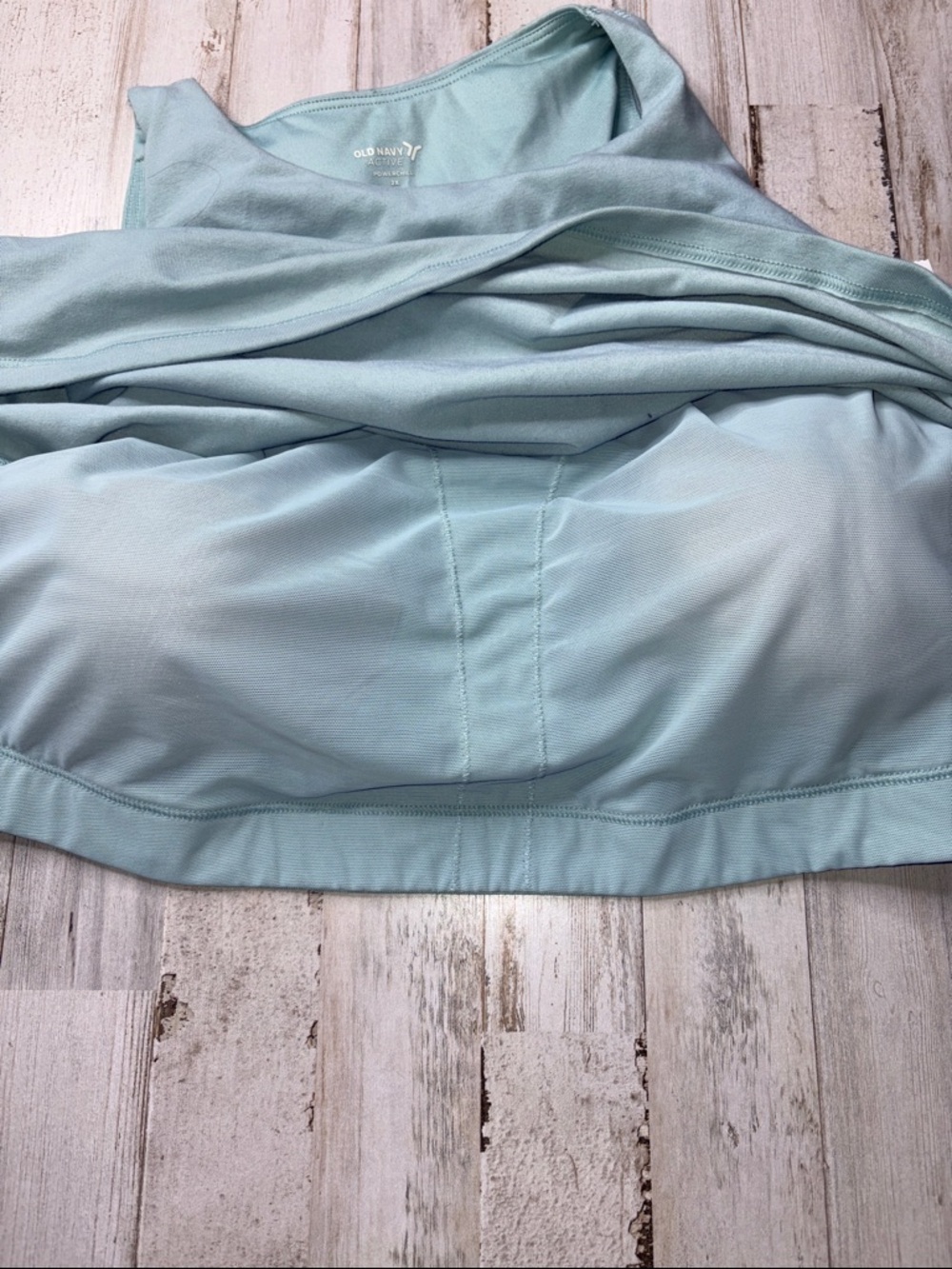 Old Navy Active Powersoft Mint Cropped Tank Top Size 2X NWT - Picture 6 of 12